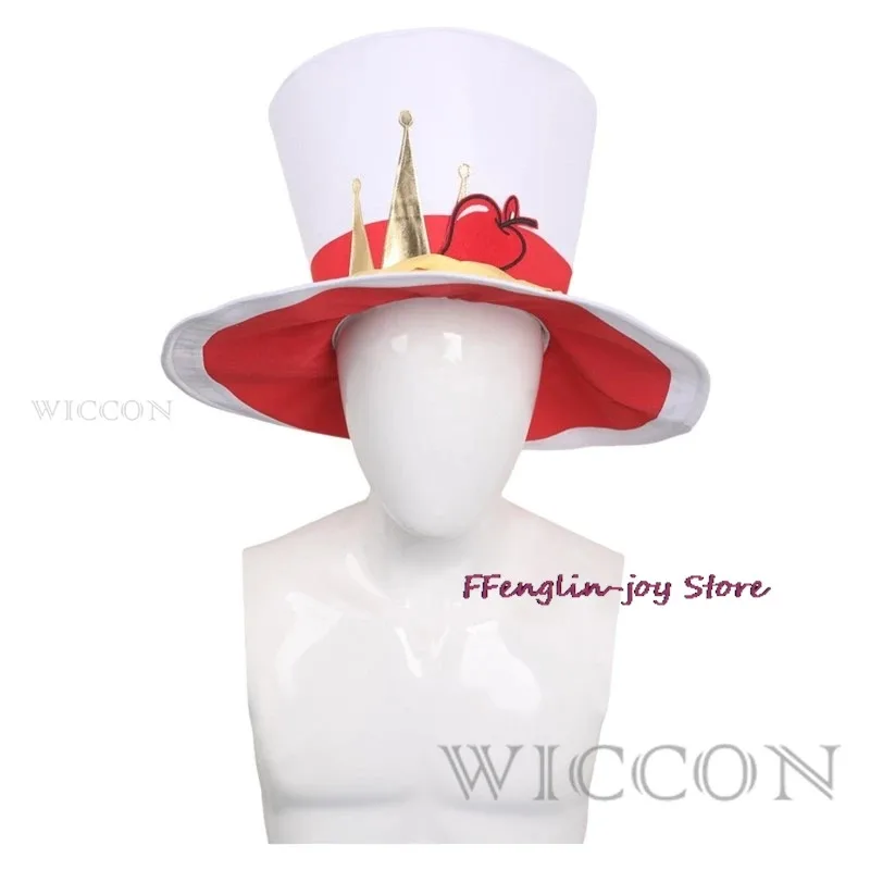 2025 yiyi Hazbin Lucifer Anime Hotel Morningstar Cosplay disfraz peluca papá traje blanco diablo infierno fiesta de Halloween adulto M