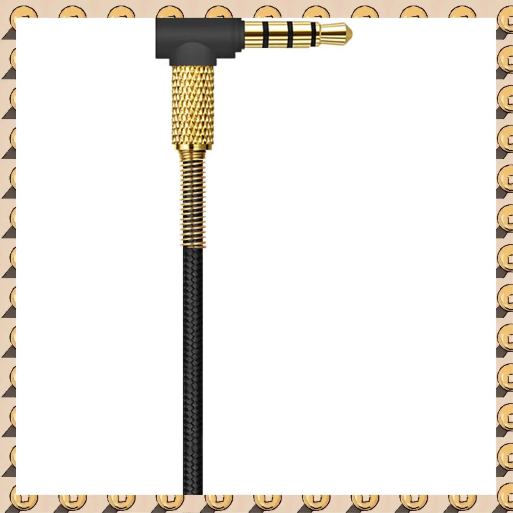 A003 2 قطعة غطاء الأذن/قطع غيار وسادات الأذن (رمادي) و 1 قطعة كابل صوت بديل لـ AKG Y40 Y50 Y45