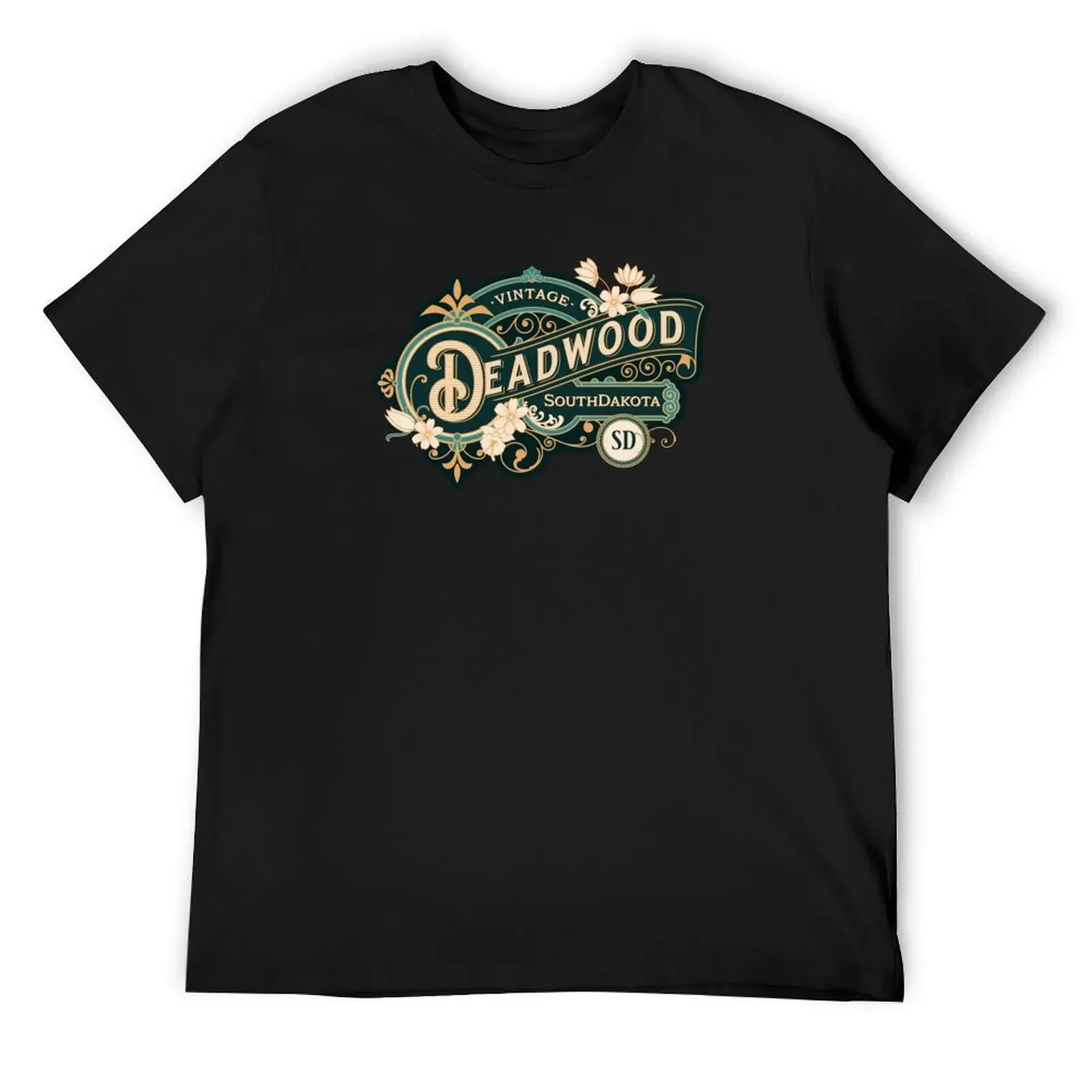 

Cool Vintage Gambling Deadwood South Dakota T-Shirt oversizeds Funny t-shirt vintage anime shirt men t shirt