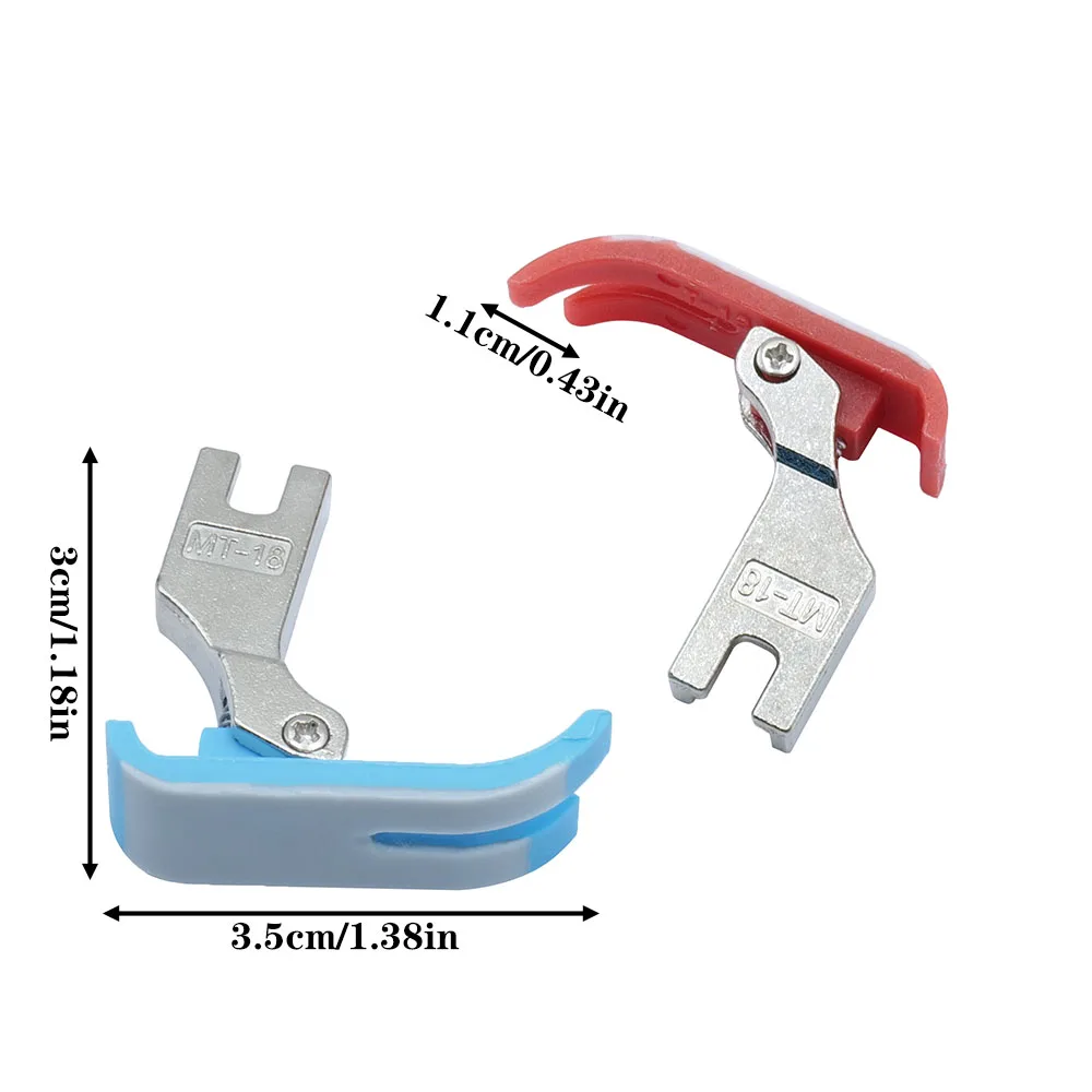 1PC MT-18 Rubber Presser Foot For Singer Brother Juki Industrial Single Needle Sewing Machine Accessories Fabric Flatcar Presser