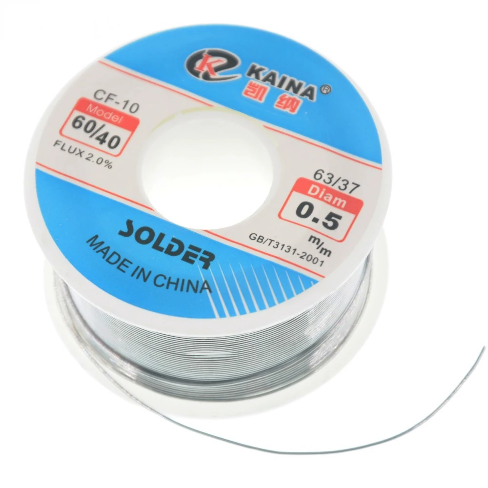 CF-10 Solder Wire Tin 0.5/0.6/0.8/1.0/1.2/1.5/2.0mm Roll Clean Rosin Welding Core Soldering Wire Flux Reel Tube