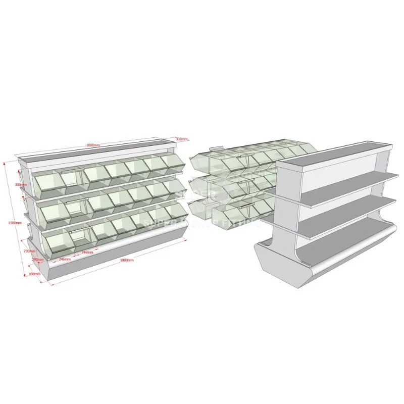 كاندي جندول الحلو عرض الرف الخشب حلوى السكر حامل عرض حالة عرض اسكيمو كاندي رفوف العرض #4