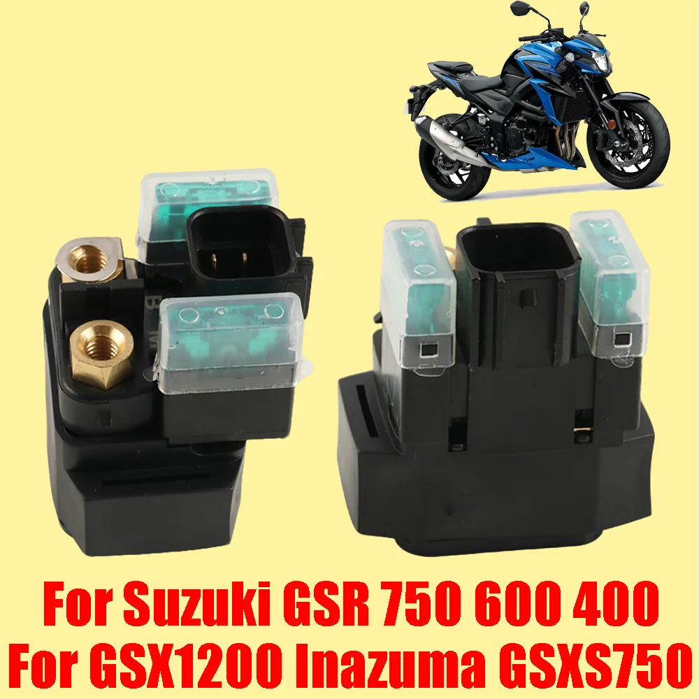 Relé Solenoide de Arranque para Motocicletas Suzuki GSR 750, GSR400, GSR600, GSR750, GSX1200 Inazuma, GSX-S750, GSXS750, GSXS 750, GSX-S