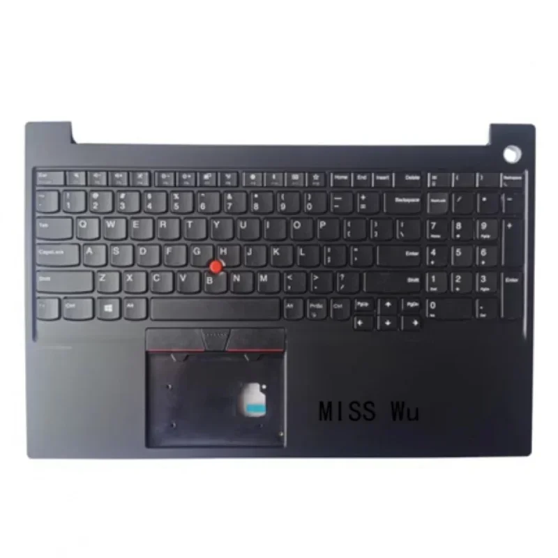 New US Keyboard FOR Lenovo Thinkpad E15 Gen1 English Black With Palmrest Upper Cover Case