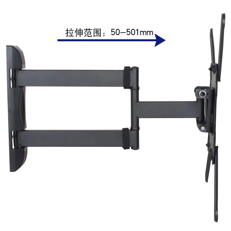 Tv Wall Mount Bracket Degree Rotation Cold Rolled Steel Cross Border Ergonomic Tilt