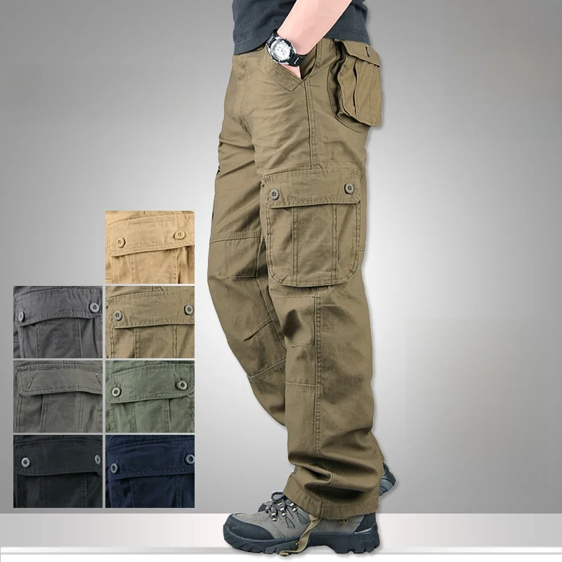 

3D ket Outdoor Multiket Overalls Pants Men's Casual Suit Thiened Autumn Season Travel Scenarios Double Slit Ba Sle