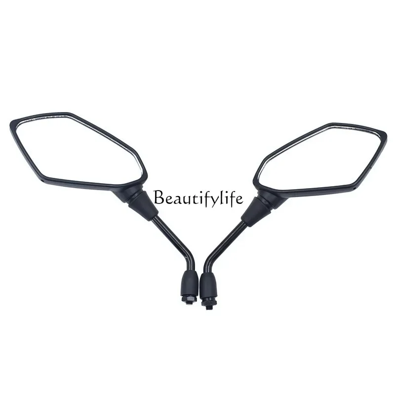 Modified large field of view rearview mirror new snake pattern horizon square mirror motorcycle