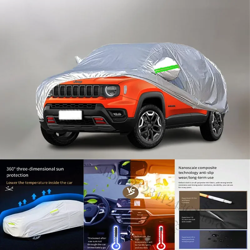 

For Jeep Renegade Auto Anti snow Anti dust Anti-uv Anti peeling paint And Anti Rainwater 210t car cover Car cover protection