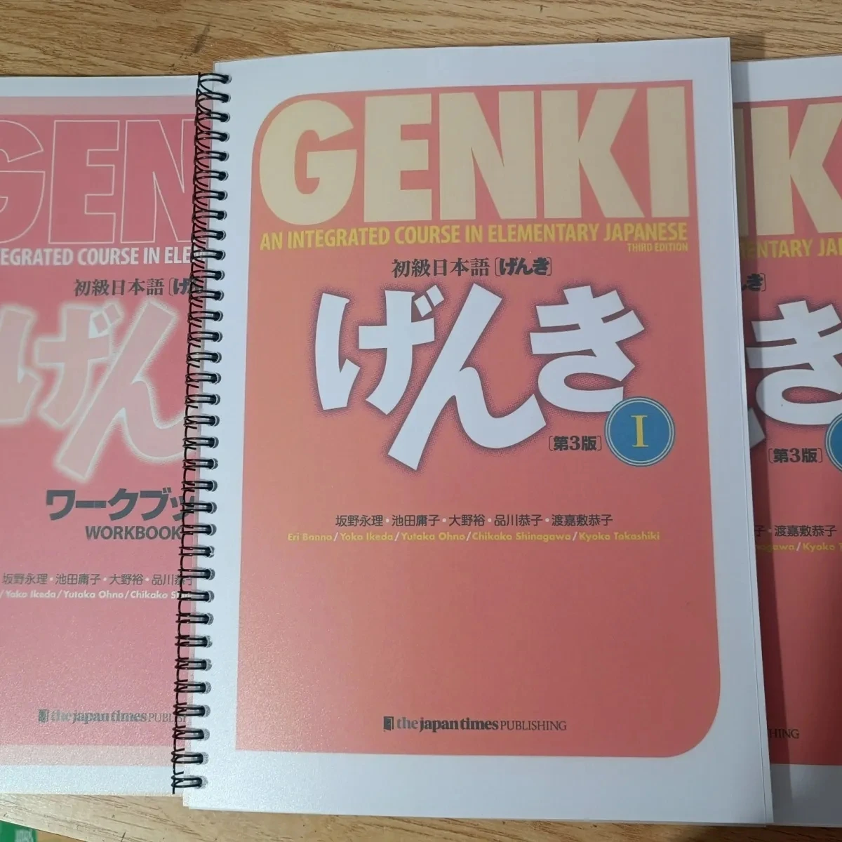 Genki The 3 Edition Textbook workbook answer An Integrated Course In Elementary Japanese with english Learning Book1-2 Libros