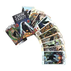 Crow Tarot Leisure entertainment games Card, family gatherings Tarot Card, board games Tarot Card PDF Guide