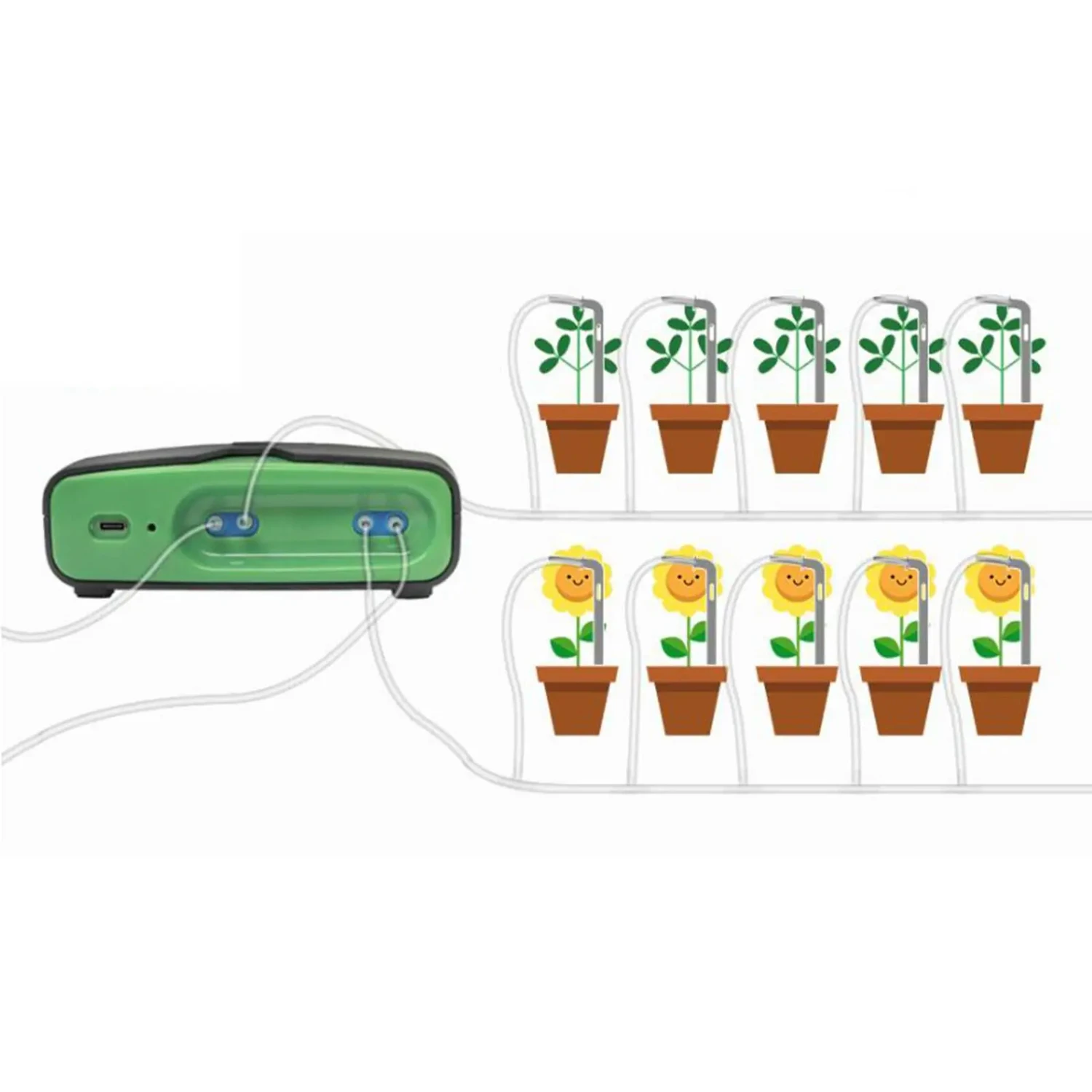 Automatic Drip Irrigation  20 Potted Plants Equipment Double  Terrace Drip Irrigation System