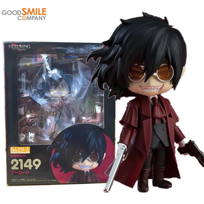GSC 2149 Original Nendoroid Hellsing Ultimate OVA Series Alucard articulaciones móviles Anime figuras de acción juguetes para niños regalos
