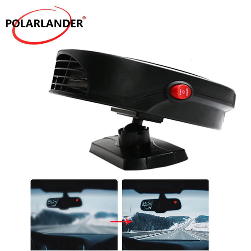 12V/24V 150W Protable Auto Car Heater Cool & Warm Defrosting Two in One Function New Heating Fan Demister 360° Rotating Bracket