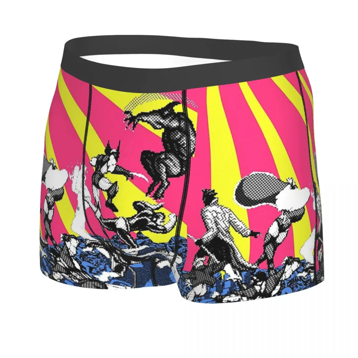 NOFX-MEN Men Boxer Briefs Punk Rock Band Highly Breathable Underwear High Quality Print Shorts Gift Idea