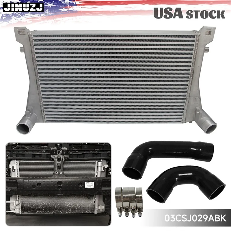 

Интеркулер Silver Kit для Audi A3/S3 / VW Golf GTI R MK7 EA888 1.8T 2.0T TSI, черный