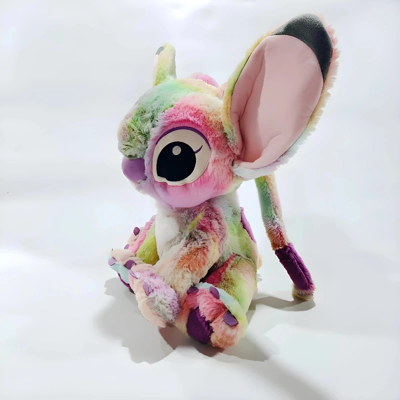 Lilo & Stitch Angelo 624 Peluche 30 cm Arcobaleno Farcito Bambola Disney Stitch Peluche Ragazza Regalo Da Collezione Peluche Figura