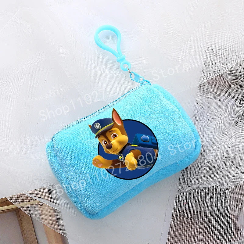 Paw Patrol Coin Purse Cute Cartoon Printed Wallet Kawaii Children's Plush Anime Christmas Party Certificate Storage Gift for Kid