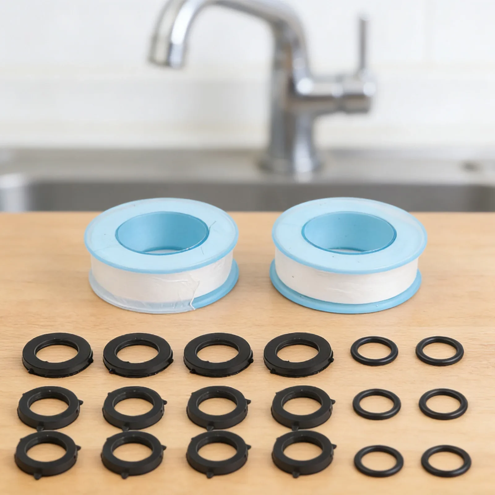 Pratical Home Sealing Rings Seal Tape 1/2\'\'or 3/4\'\' 26*/set Black/white Hose Washer Tap For Garden Fitting