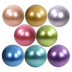 5/10Pcs 36Inch Metal Balloons Large Round Metallic Silver Rose Gold Chrome Gold Balloons for Birthday Baby Shower Wedding Decor