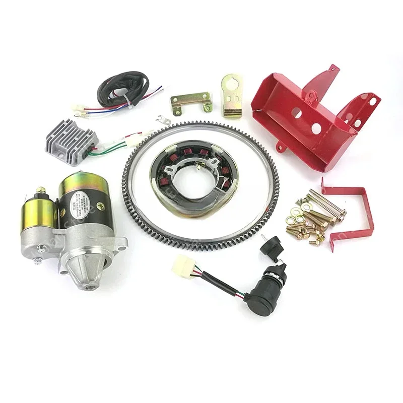 

Electromechanical Starter 186 Diesel Electromechanical Starter Modified 173F/178F/180F/188F Motor Complete Set