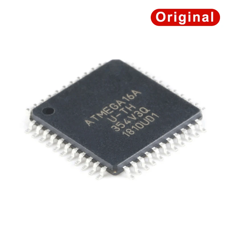 

50PCS ATMEGA16A-AU ATMEGA16A ATMEGA16A-U ATMEGA16AU-TH ATMEGA16A-AUR TQFP-44 8-bit 16KB 512B 1KB SRAM 16MHZ MCU IC