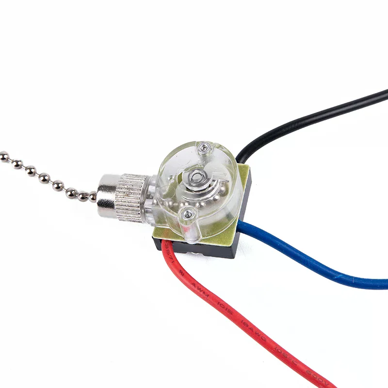 /PFU/3Wire Beads Chain Wall Light Fan Ceiling Switch Pull Cord String Replacement