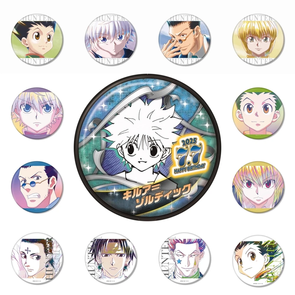 

58 мм аниме HUNTER×HUNTER GON·FREECSS Killua Zoldyck aizakku netero косплей костюм значок булавка SPTE жесть брошь ﻿ Опора Gilf