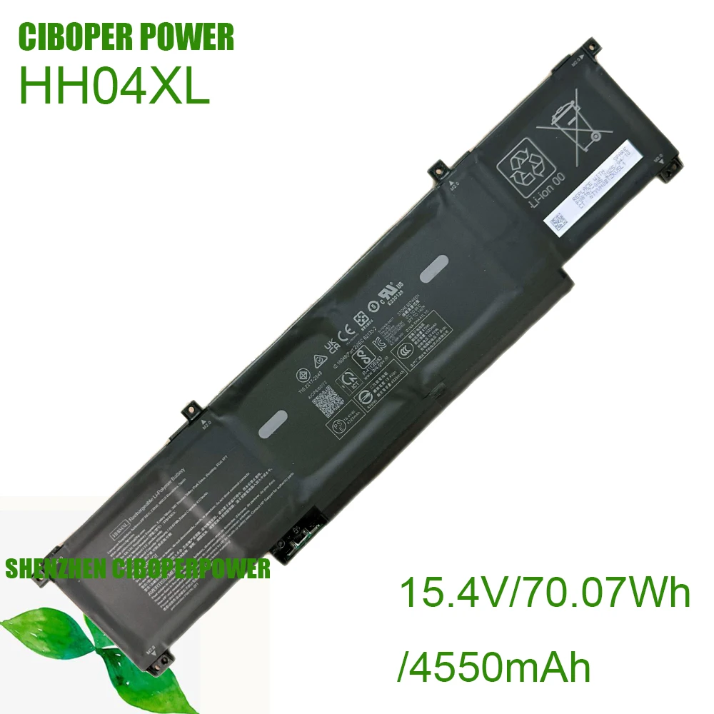 

CP Laptop Battery HH04XL HH04070XL 15.4V/70.07Wh/4550mAh For OMEN 16-am Series Notebook