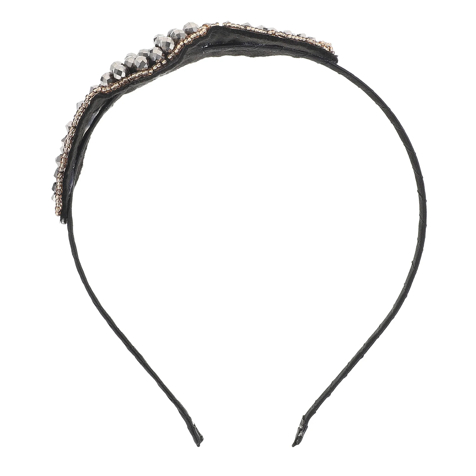 

Retro Style Beaded Rhinestone Hairband Vintage Ethnic Headband For Women Elegant Hair Decor Suitable For Party Beach