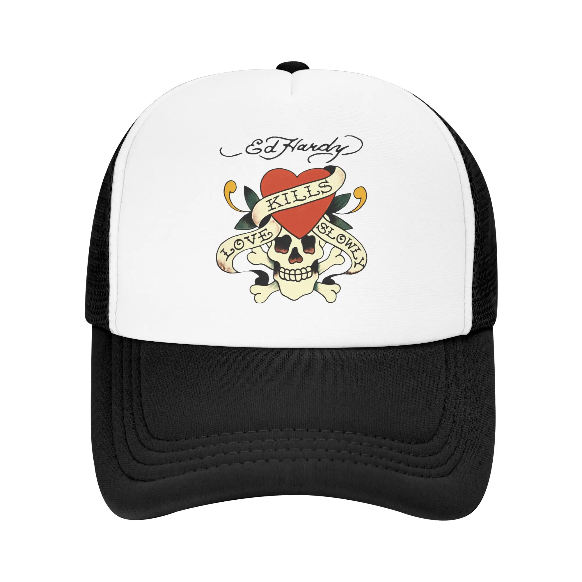 Summer Sun Hats E-Eds Hardys Love Kills Slowly Baseball Cap  Casual Trucker Hat Summer Unisex-Teens Camping Baseball Caps
