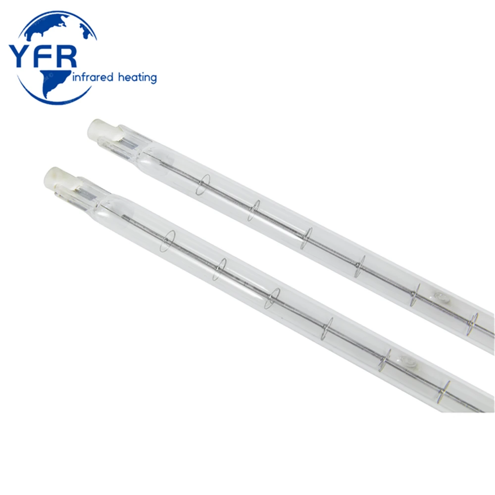 

White infrared heating emitters, reflective ring tube short wave infrared heating lamps, quartz halogen heating bulbs