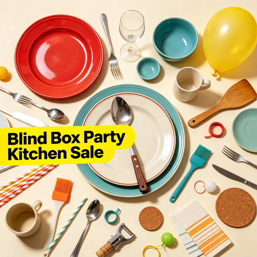Warm tone tableware mystery box, build comforting dining atmosphere with random beautiful wares