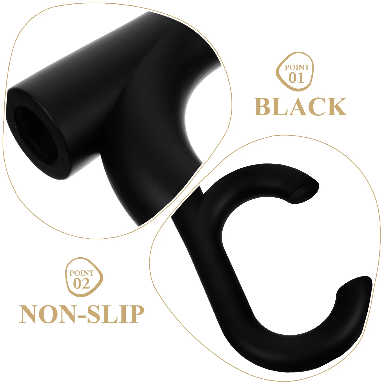 

Hand Umbrella Handle Accessories Replacement Parts Straight Replaceable Handles for