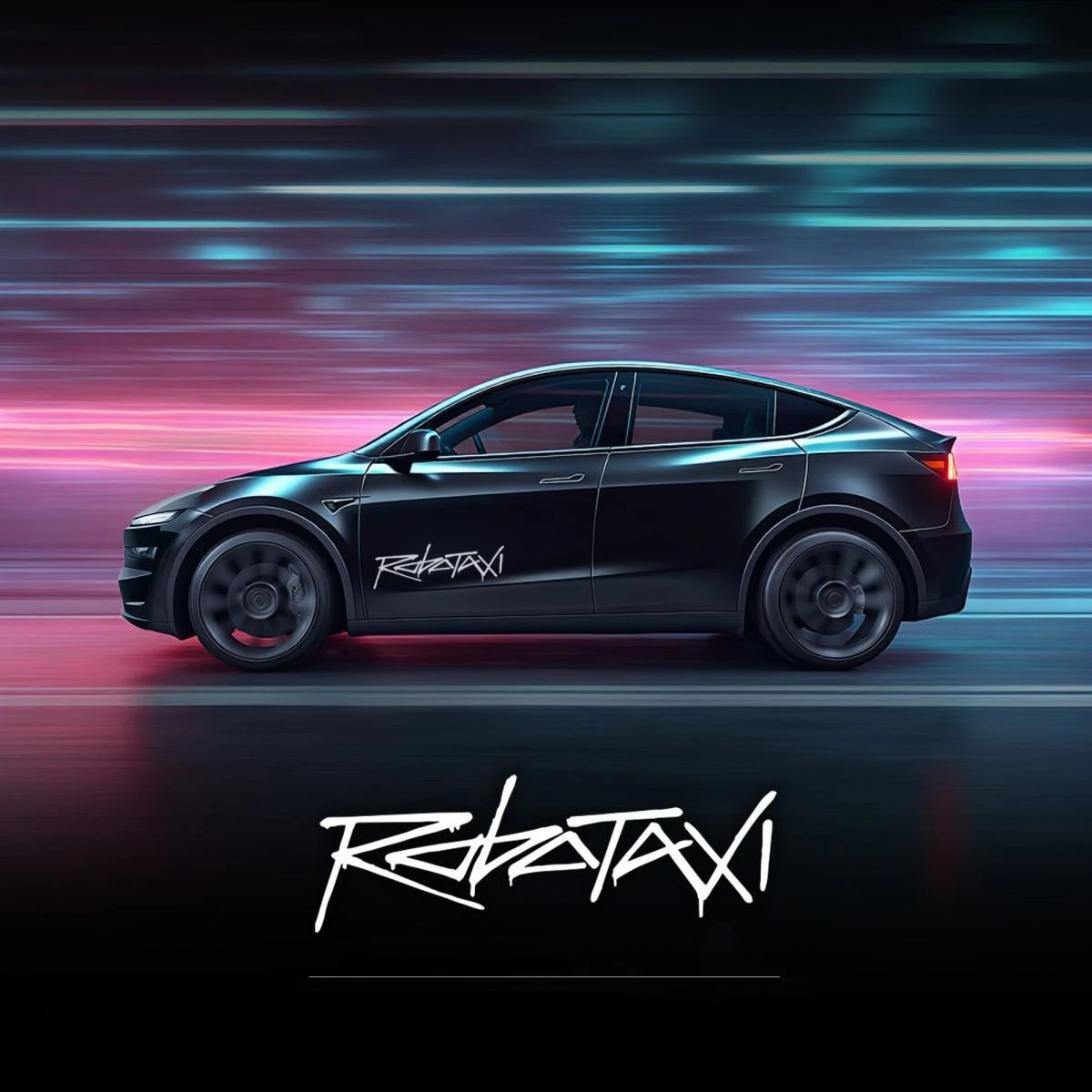 

For Tesla Robotaxi stickers Driverless taxi stickers