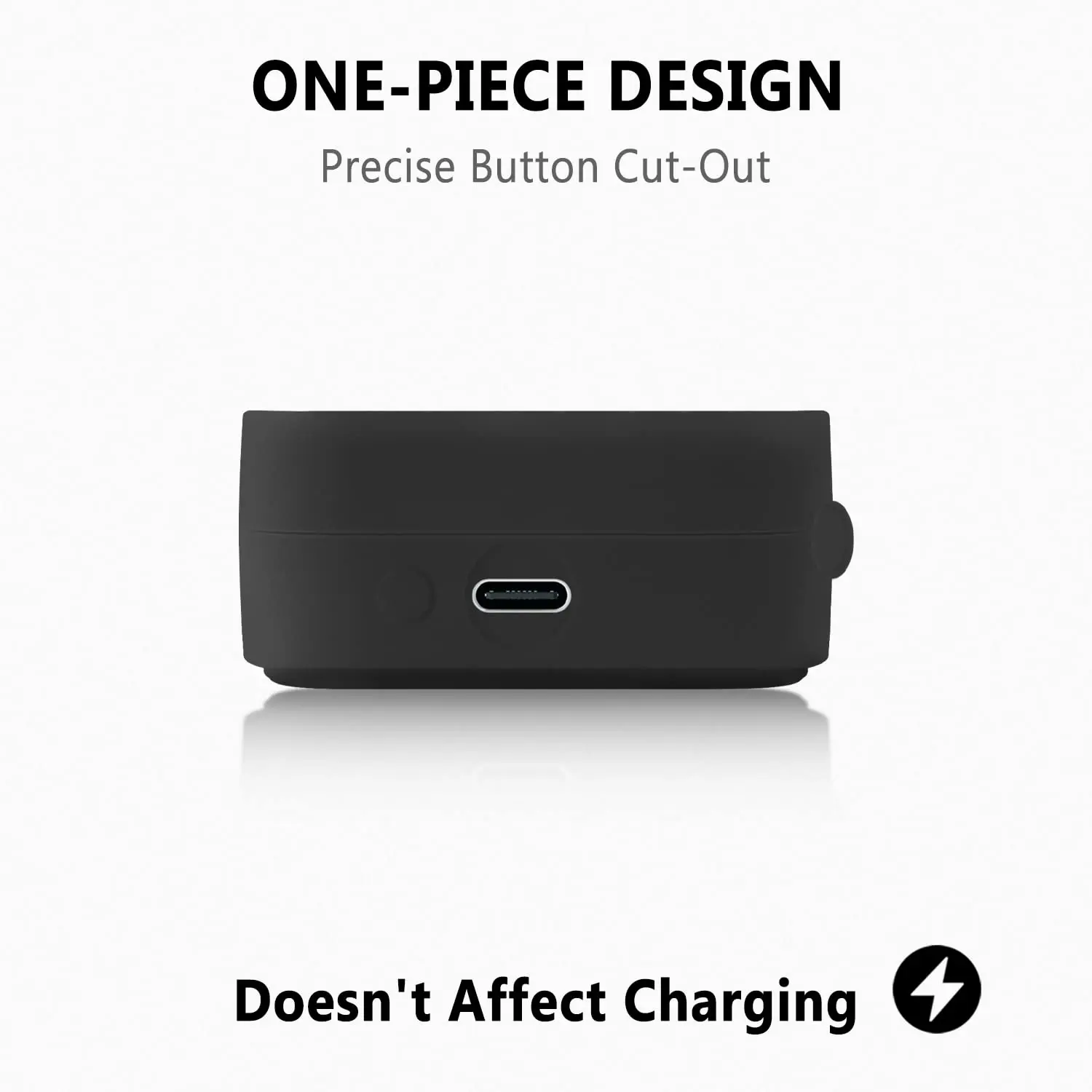 ワイヤレスヘッドセット用の透明ケース,シリコン保護カバー,カラビナ付き,新しいイヤホン,3インチ,2024