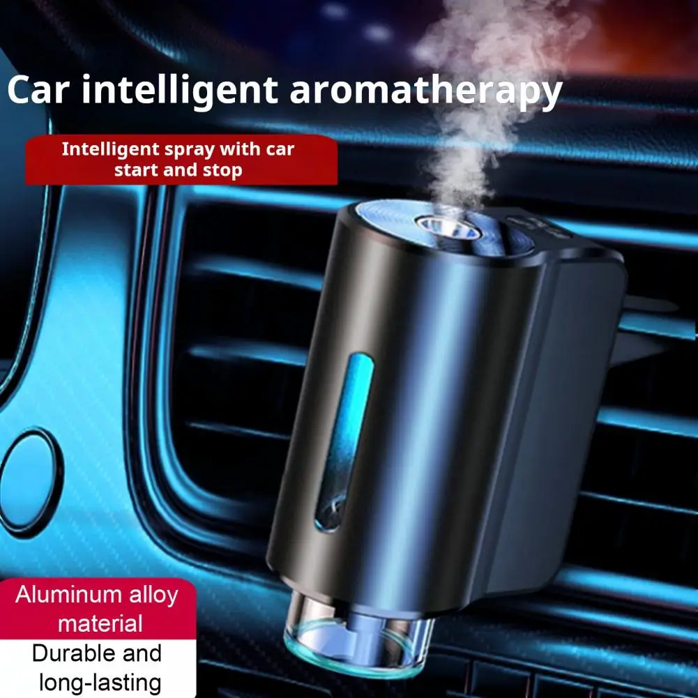 מכונית aromatherapy מכונת חכם נטענת חכם מטהר אוויר עם 3 מצבי ספריי אוטומטי על/off לשפר את המכונית כונן