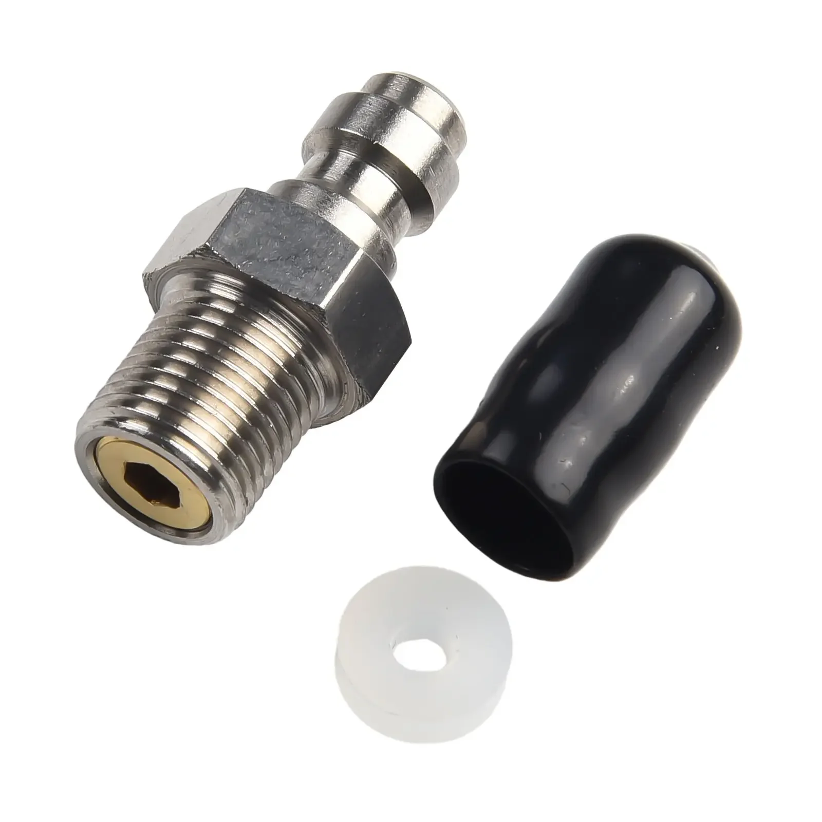 Male Connection Valve Business & Industrial Durable M10*1 Adapter Practical Stainless Steel + Copper Brand New