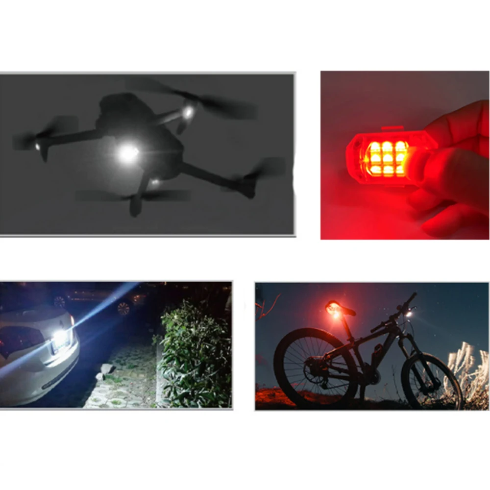 Drone Flash Strobe Lamp Night Super Bright Flight Light for DJI Mavic 3/Air 2S/Mini 2/Mini 3/Mavic Air 2 Drone Accessories