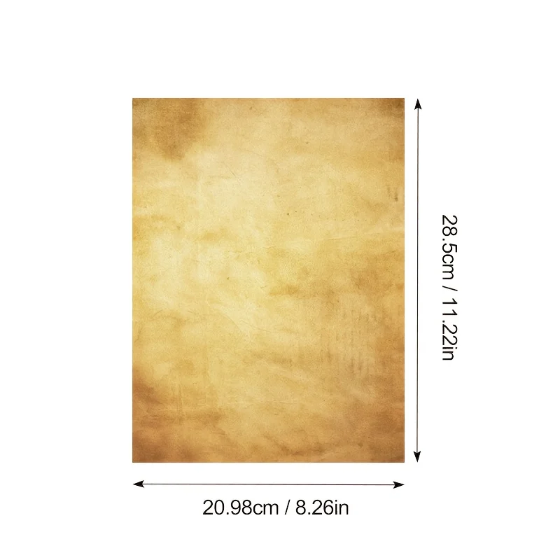 50 ورقة من ورق A4 الحنين القديم، ورق سميك، طباعة سلسة، بدون مربى ورق، سهلة التلوين، مناسبة للدعوات، إلخ #5