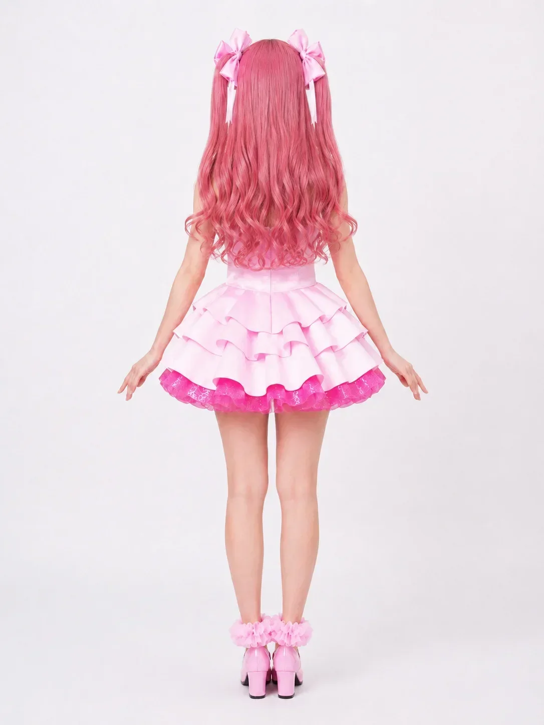 Zombie Bühnenkostüm Mizi Sua Cosplay Weißes Kleid Outfit Alien Bühnenkostüm für Frauen Erwachsene Halloween Comic Con Bühnenauftritt Kostüm – Detail 10