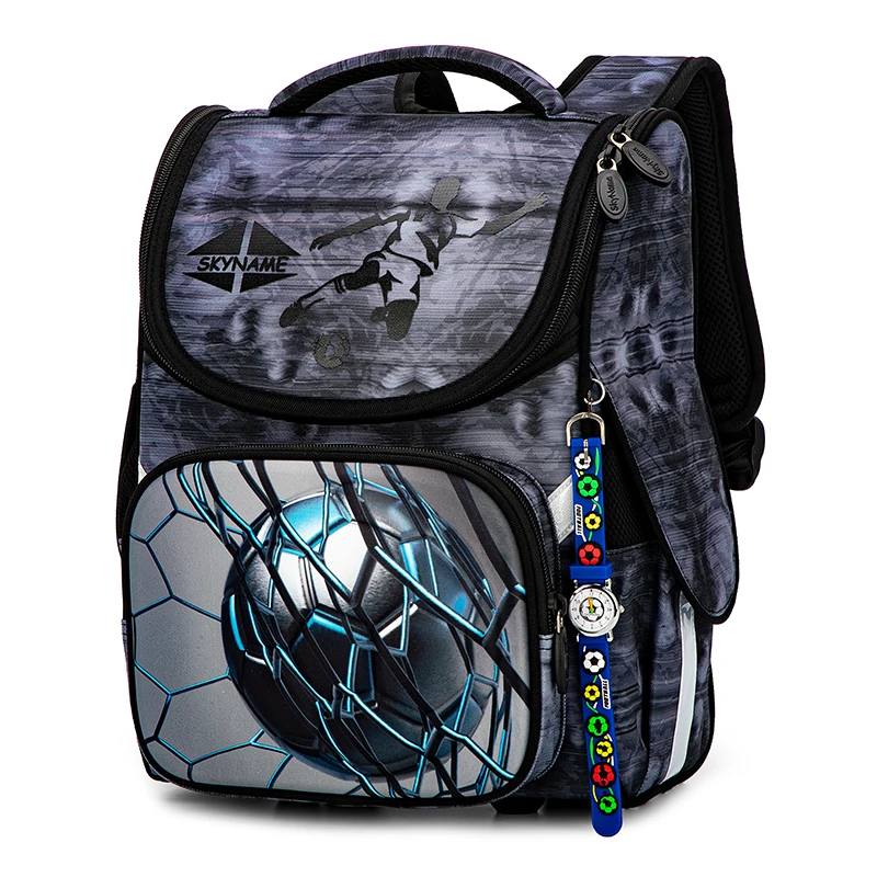 Sac à dos de dessin animé pour enfants, sac d\'école orthopédique pour garçons, cartable d\'école primaire réfléchissant, cartable mochila pour