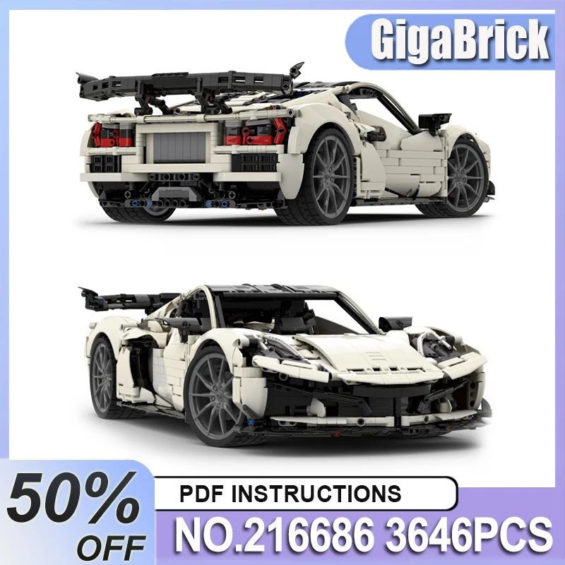 

New High-end MOC 216686 Striking ZR1 1:8 Super Car Racing Vehicle 42172 Model Block Bricks Assembly Kids DIY Toys Chrismas Gifts