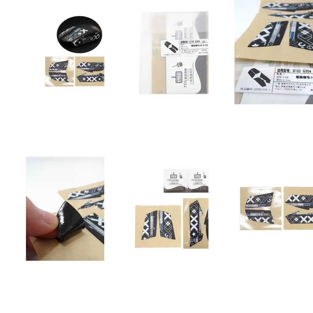 DIY Mouse Skates Anti-Slip Elastics Refined Side Grips Sweat Resistant Tape Pad