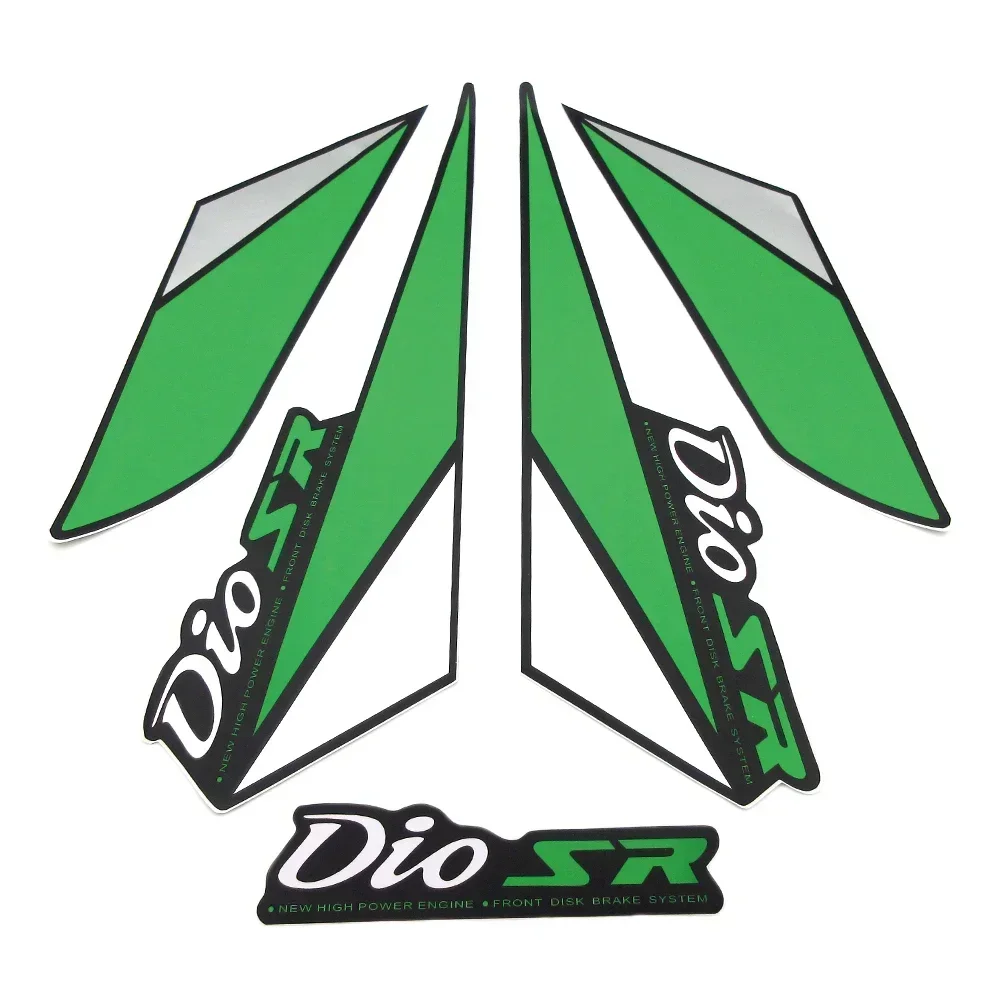 For Honda Dio SP SR DIO50 AF17 AF18 AF27 AF28 Glue Decorative Decals Scooter Logo Sticker Motorcycle Whole Body Fairing Stickers