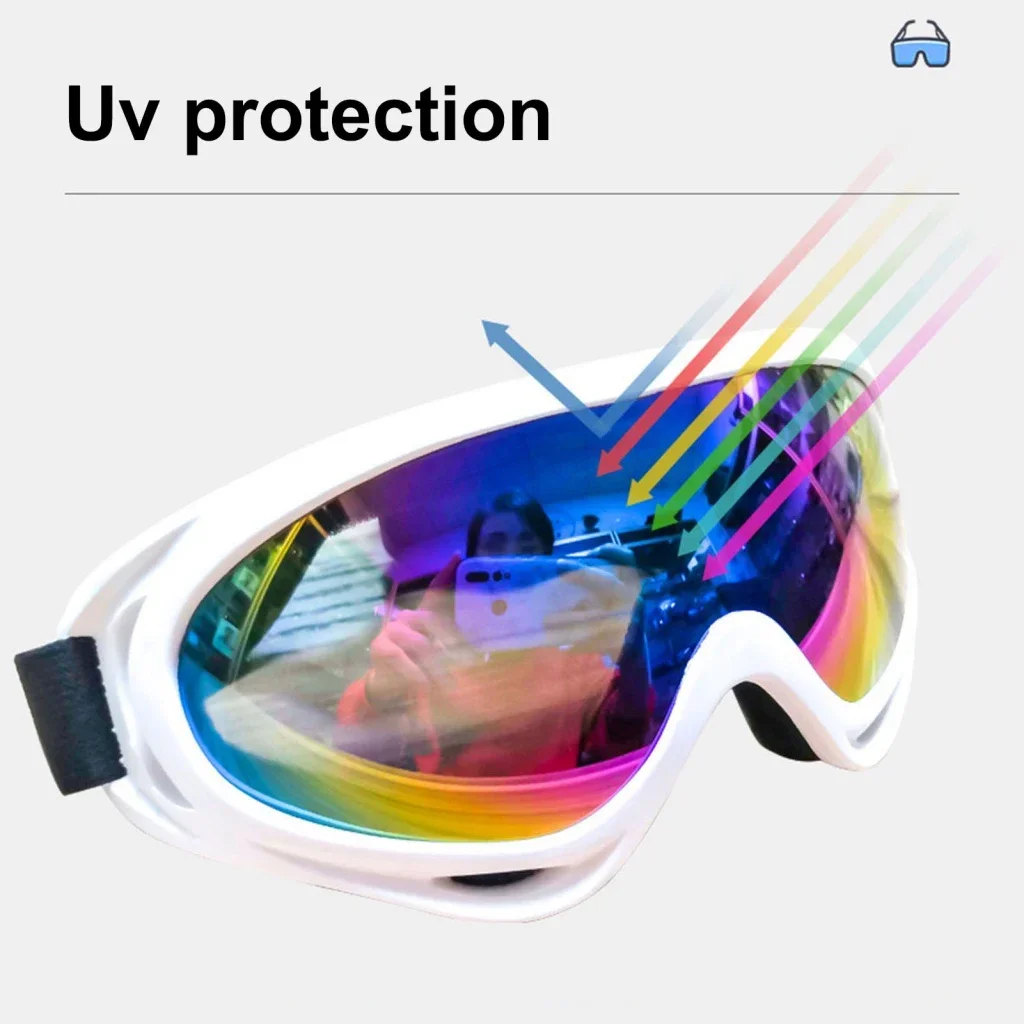 Ski Goggles,Winter Snow Sports Goggles With Outdoor Anti-Fog Uv Protection For Men Women Youth Skiing Mask Snowboard Poc Glasses