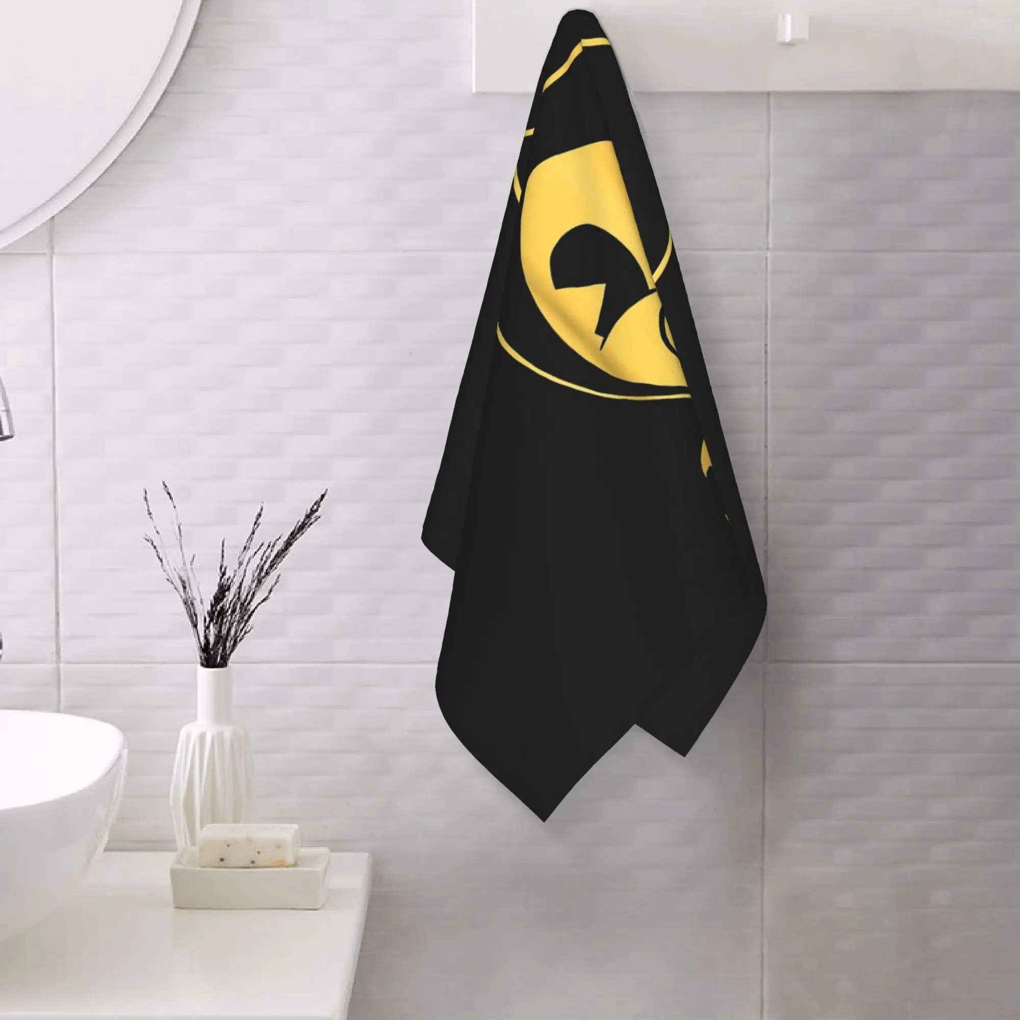 Custom Bendy-Ink-Machine Soft Face Towel Quick Dry Pool Bath Cotton Towels Absorbent