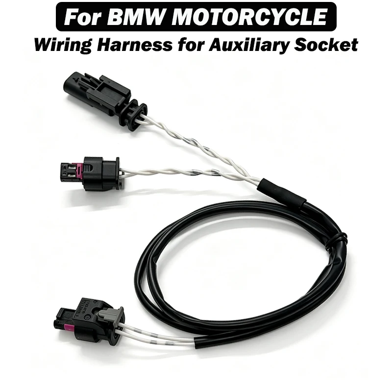For BMW Motorcycle Quick Connect Wiring Harness For Auxiliary Socket R1300GS R1250GS ADV R1200GS LC R1250R R1200R RS R nineT