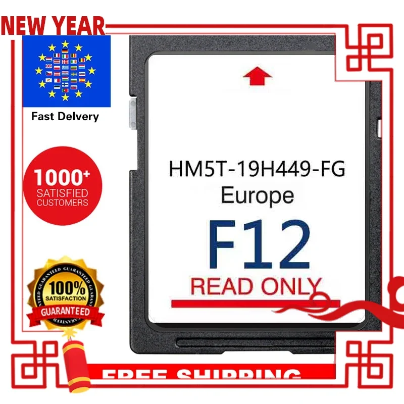 

Latest 2024 SD Card Navigation GPS for Ford Sync2 F12 Europa Map HM5T-19H449-FG 64GB Memory card