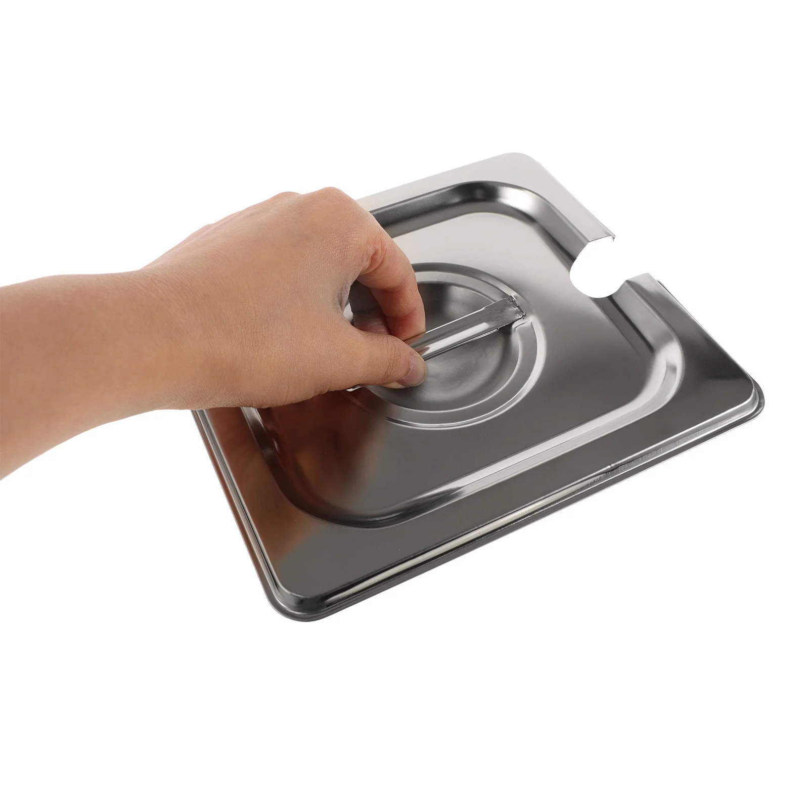 

6pcs Stainless Steel Pot Lids Replacement Kitchen Pan Cover For Cooking Durable Restaurant Wok Lid Pot Covers Stainless Steel