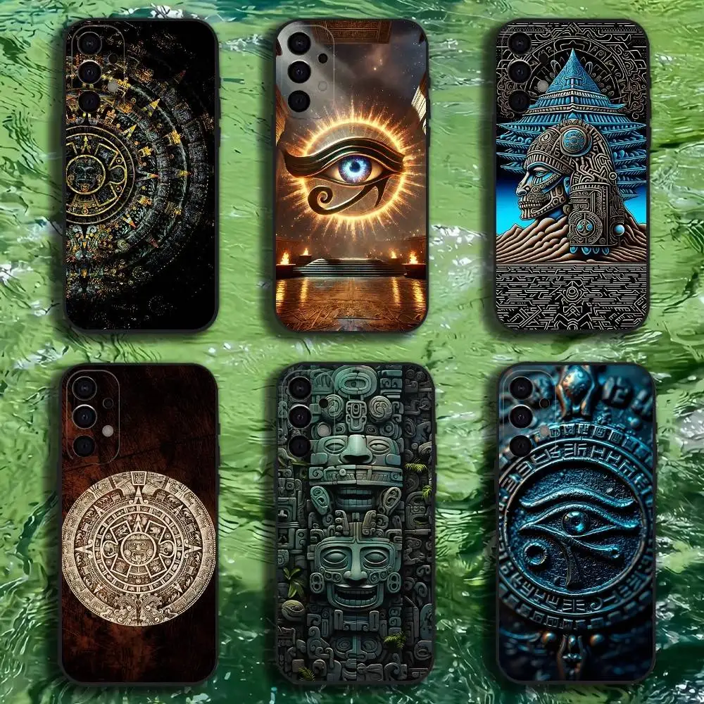 

Mayan civilization Phone Case For Samsung S25,S24,S21,S22,S23,S30,Ultra,S20,Plus,Fe,Lite,Note,10,9,5G Black Cover
